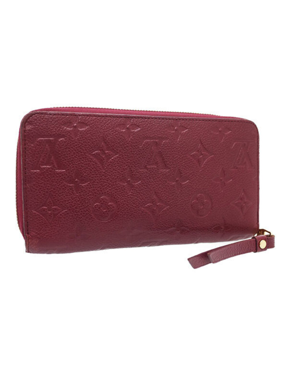 Louis Vuitton Empreinte Zippy Zipper Round Wallet Monogram Long Brown